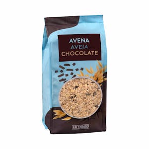 Copos de avena integral con chocolate
