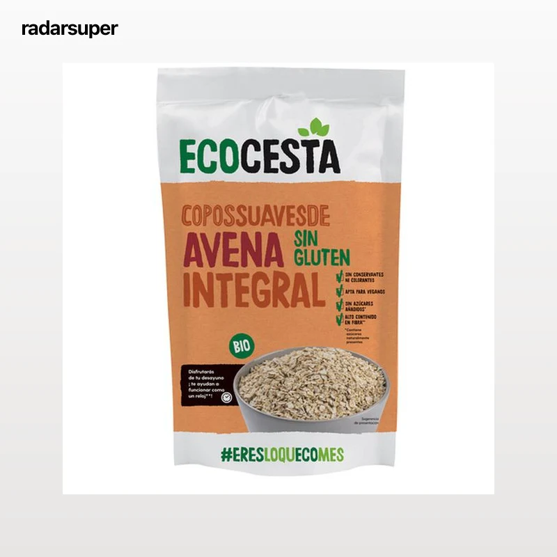 Copos avena integrales sin gluten bio Ecocesta 500g