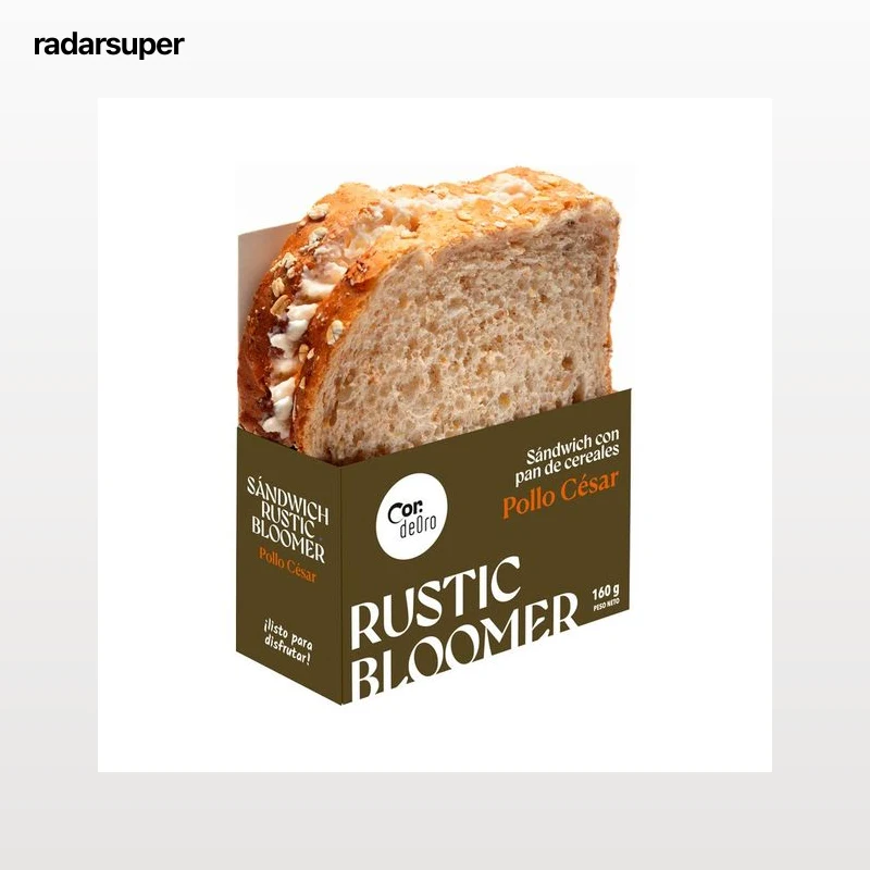 COR DEORO Blommer rustic Sándwich con pan de cereales y pollo con salsa César 160 g.