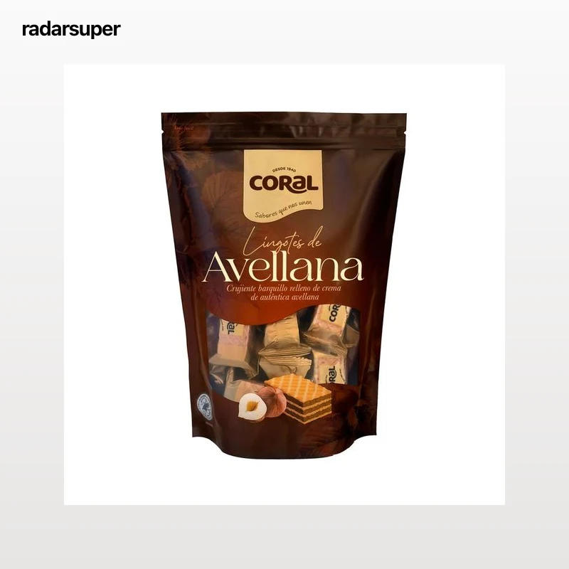CORAL Galletas lingotes de avellana 229g