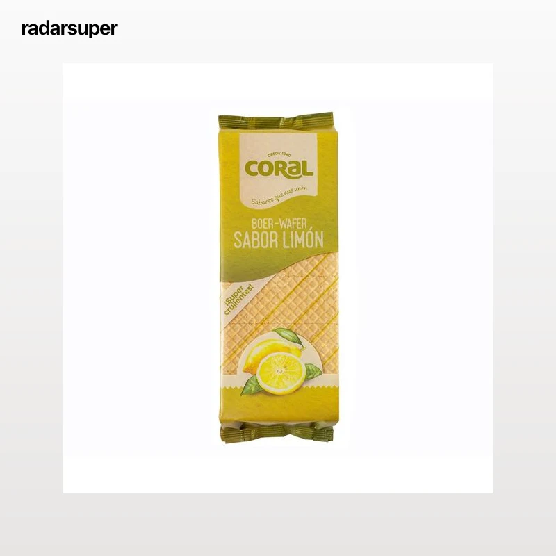 CORAL Limon boer wafer Galletas de barquillo con sabor a limón 330 g
