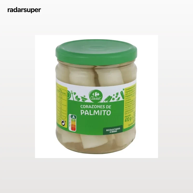 Corazones de palmito Carrefour 250 g.