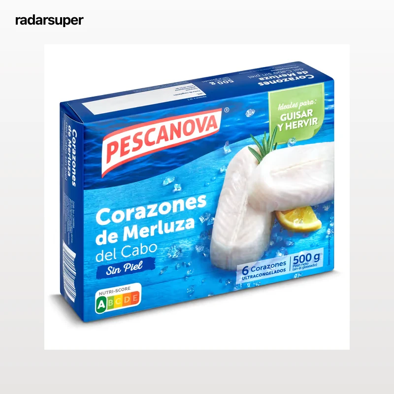 Corazones de merluza Pescanova 500 g