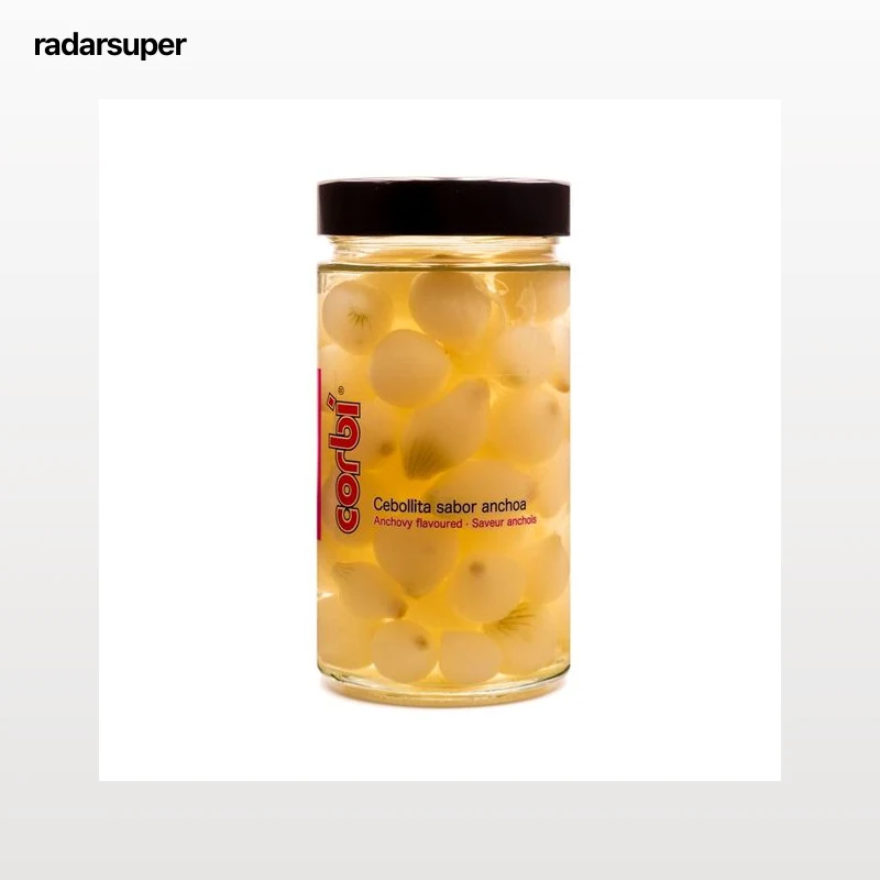 CORBI Cebollitas con sabor a anchoa 180g