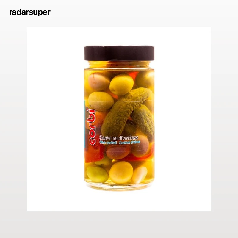 CORBI Cóctel de aceitunas y encurtidos 200g