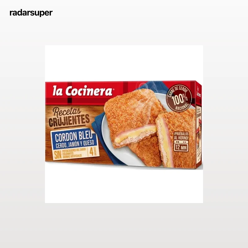 Cordon bleu Recetas crujientes La Cocinera 376 g.
