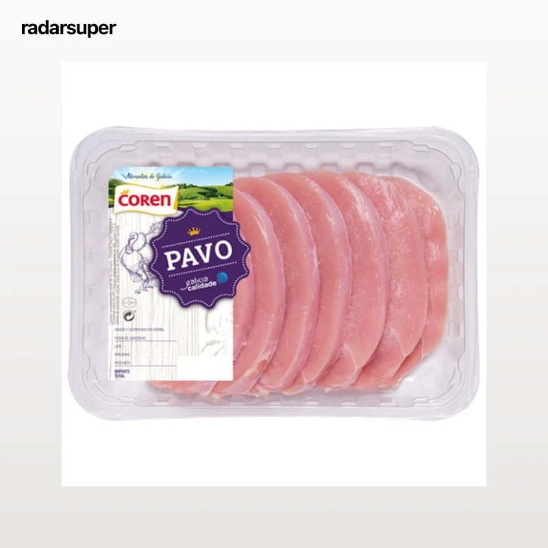 COREN Bandeja  de filetes de pechuga de pavo