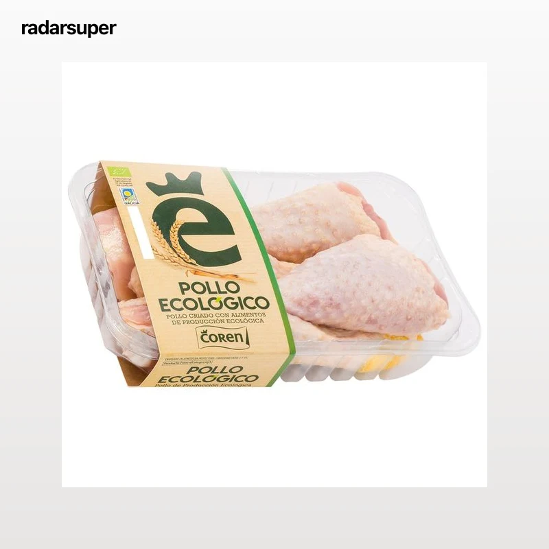 COREN Bandeja de jamoncitos con piel de pollo ecológico.