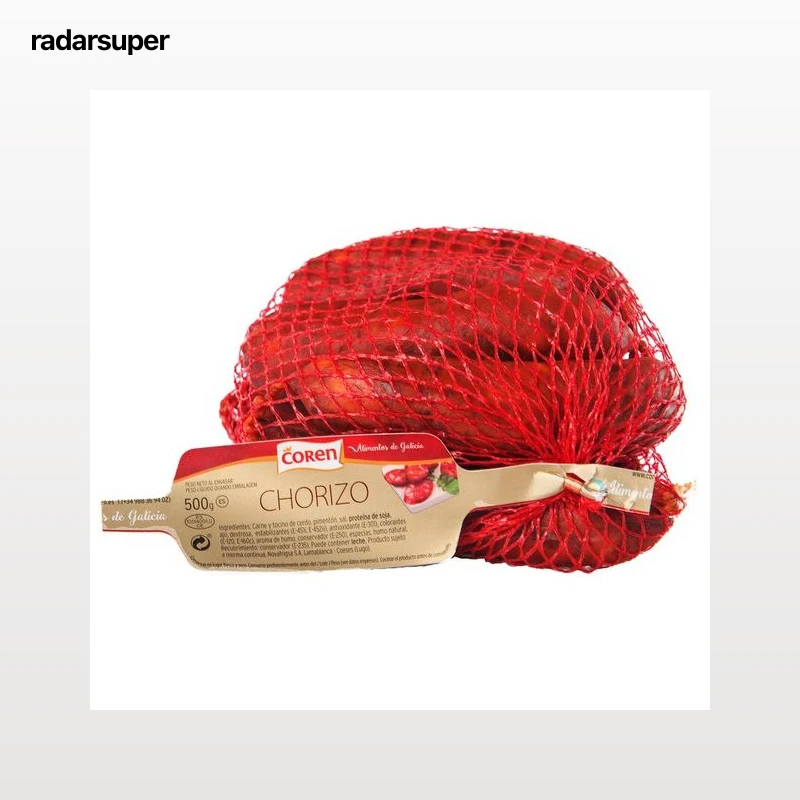 COREN Chorizo gallego de 1ª calidad, elaborado con carnes seleccionadas 500 g.