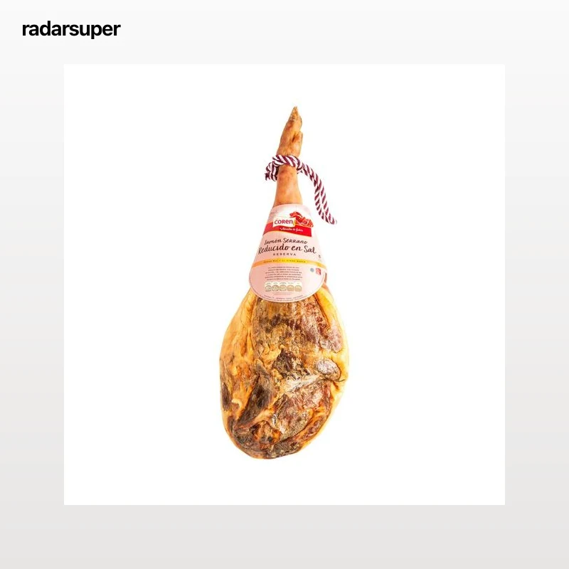 COREN Jamón serrano reserva reducido en sal COREN pieza de 7.5 kilos (peso aproximado)