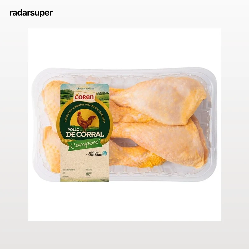 COREN Jamoncitos con piel de pollo de corral (campero) Bandeja