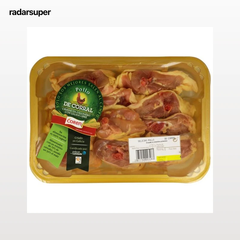 COREN Troceado de pollo de corral.