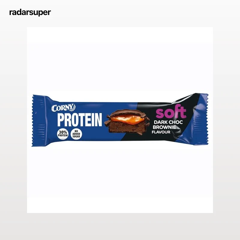 CORNY Barrita de proteínas chocolate negro brownie 45 g.