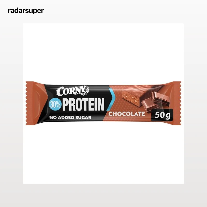 CORNY Protein Barrita de proteínas con chocolate con leche, sin azúcares añadidos 50 g.