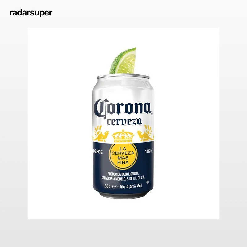 CORONA Cerveza mexicana lata 33 cl.