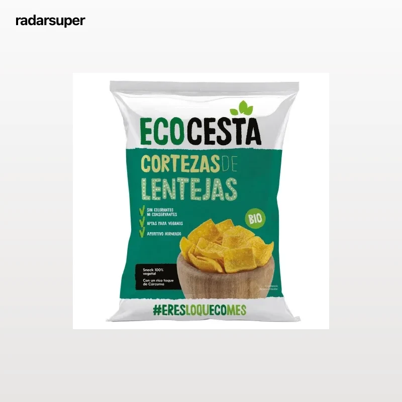 Cortezas de lentejas ecológicas Ecocesta 65 g.