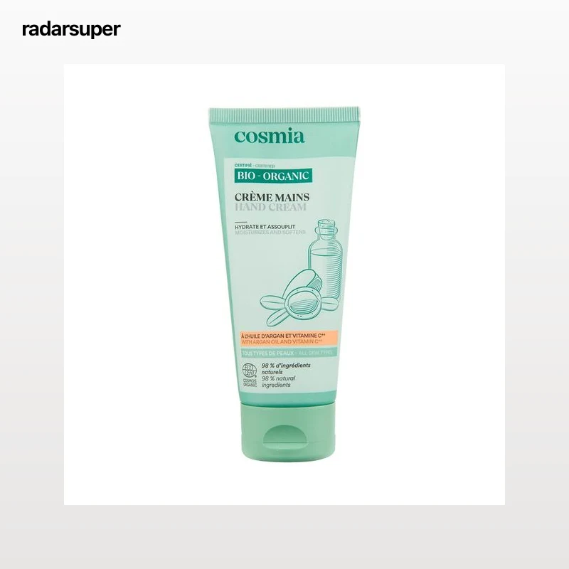 COSMIA Bio Crema de manos hidratante con aciete de argán ecológico y vitamina C 100 ml.