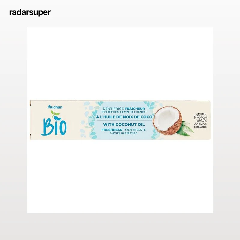 COSMIA Bio Pasta de dientes anticaries con aceite de coco 99% ecológico 75 ml.