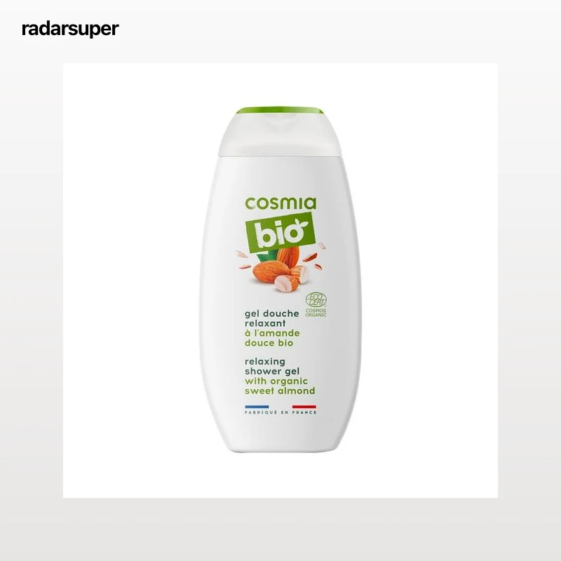 COSMIA Gel para baño o ducha con extracto de almendras dulces bio y acción relajante COSMIA Bio 250 ml.