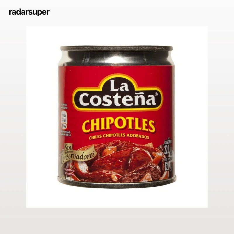 LA COSTEÑA Chile chipotle adobado 220 g.
