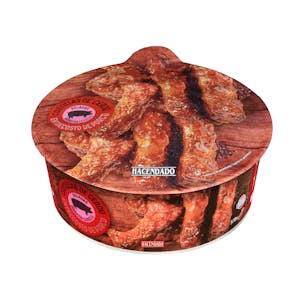Costillas de cerdo a la barbacoa cortadas