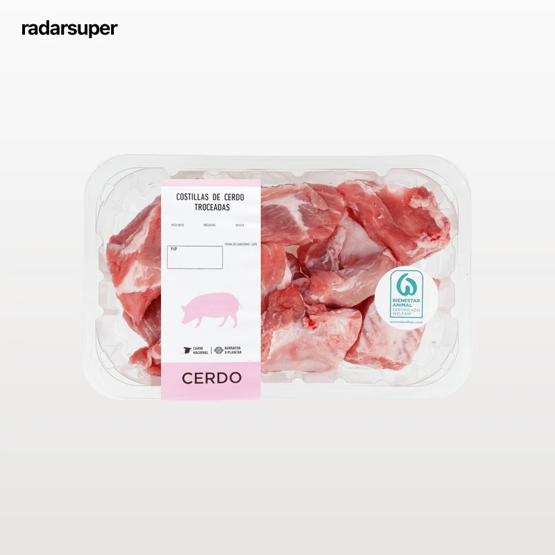Costillas de cerdo troceadas