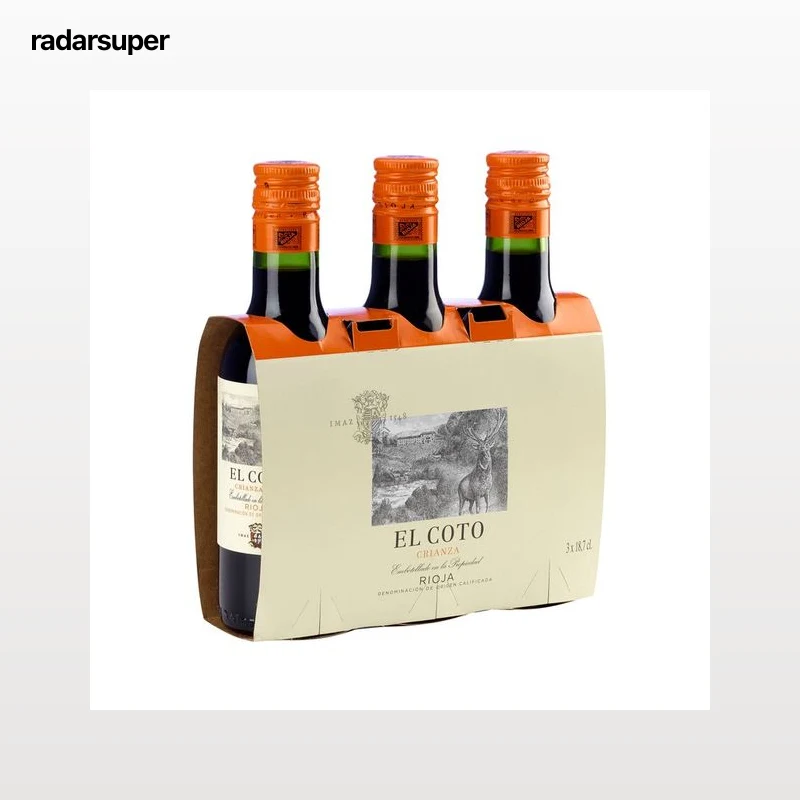 EL COTO  Vino tinto crianza con D.O. Ca. Rioja EL COTO 3 x 18.7 cl.