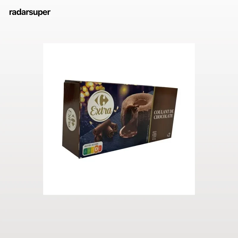 Coulant de chocolate Extra Carrefour 180 g.