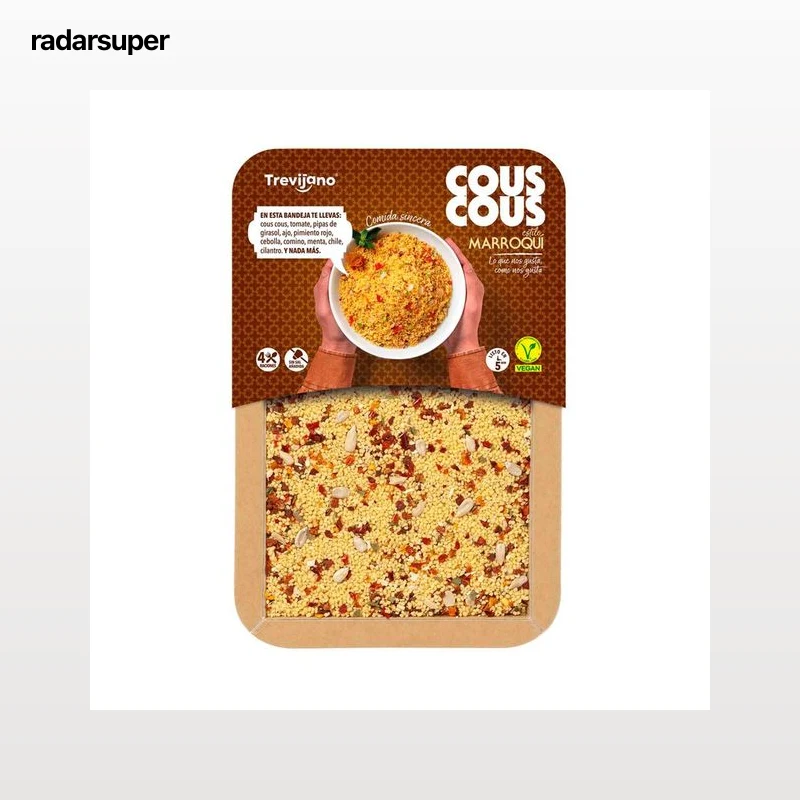 Cous cous comida Marroquí TREVIJANO 250 g.