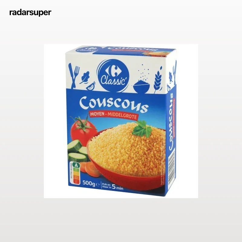 Couscous mediano Classic Carrefour 500 g.