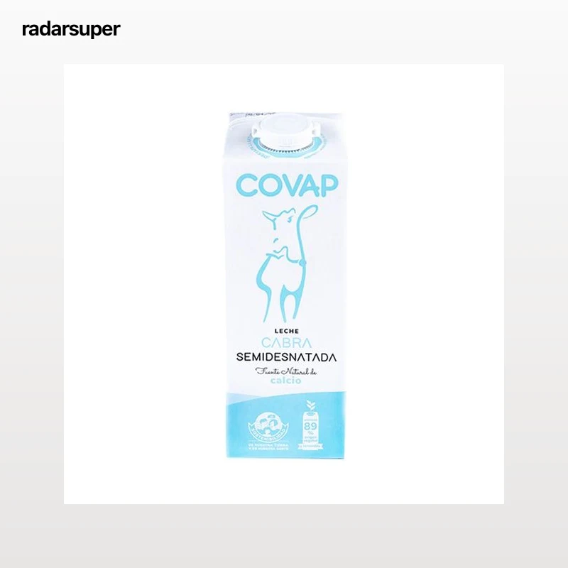 COVAP Leche de cabra semidesnatada de origen español  1 l.