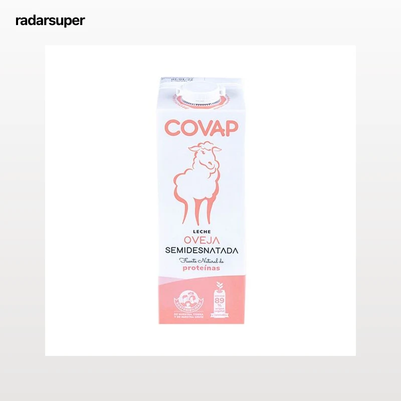 COVAP Leche de oveja semidesnatada de origen español  1 l.