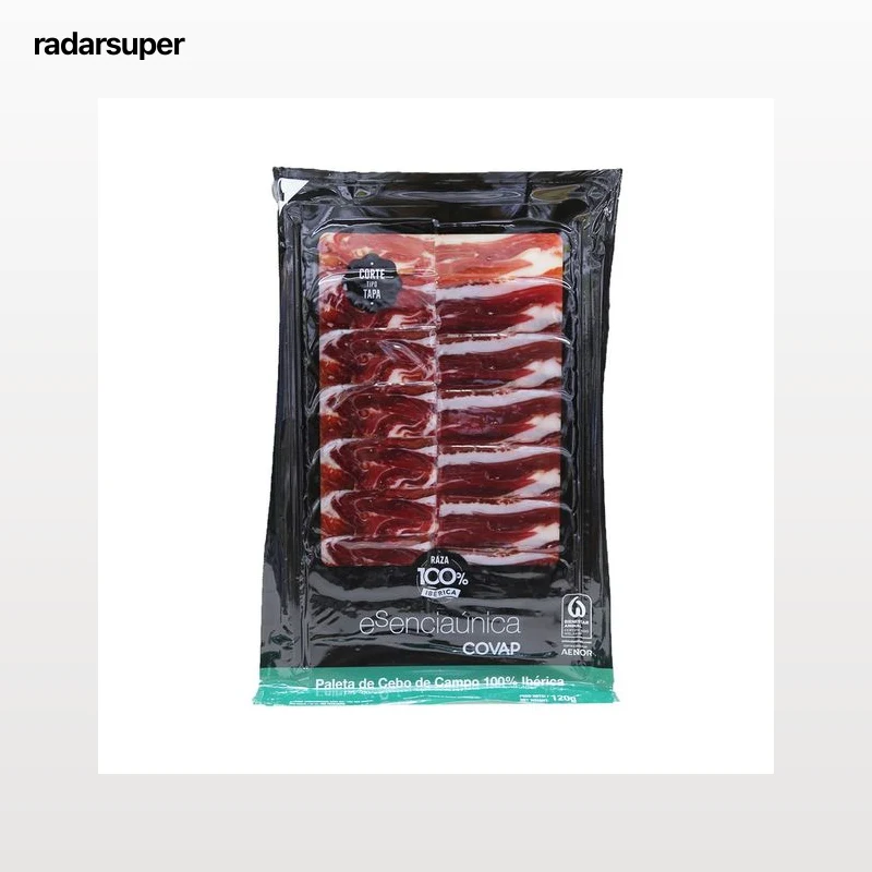 COVAP Paleta cebo de campo 100% raza ibérica corte tipo tapa 120 g.