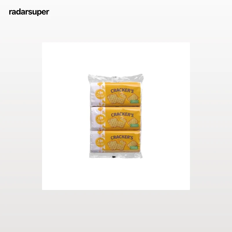 Cracker's Carrefour Classic pack de 3 unidades de 100 g.