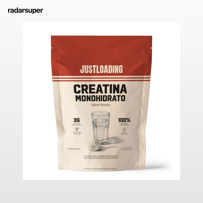 Creatina monohidrato sabor neutro Just Loading 100g