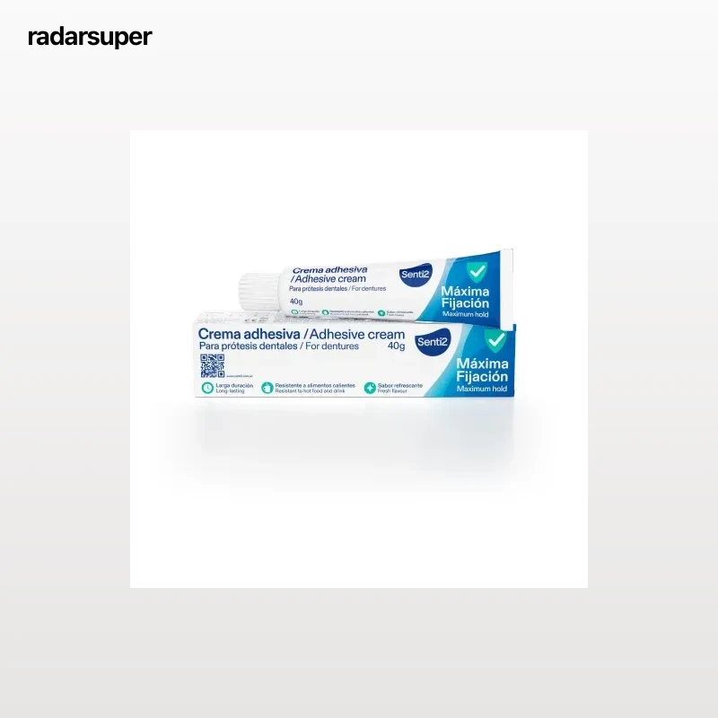 Crema adhesiva prótesis dental Senti2 40 g.