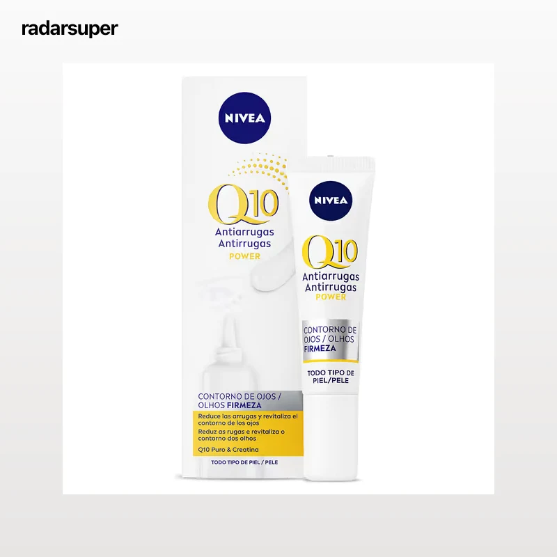 Crema antiarrugas contorno de ojos Q10 Nivea tubo 15 ml