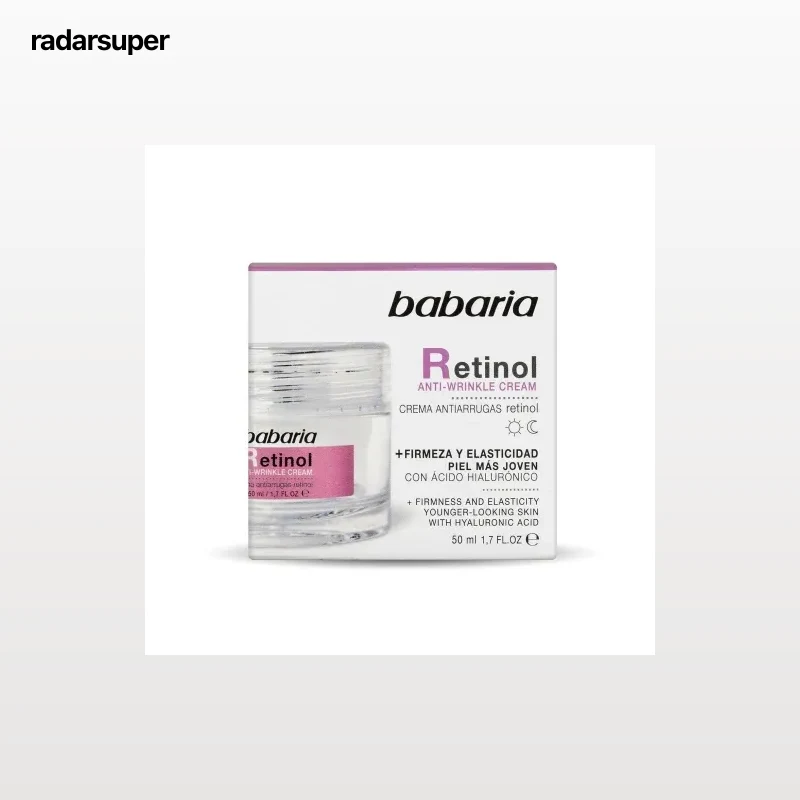 Crema antiarrugas retinol firmeza y elasticidad Babaria 50 ml.