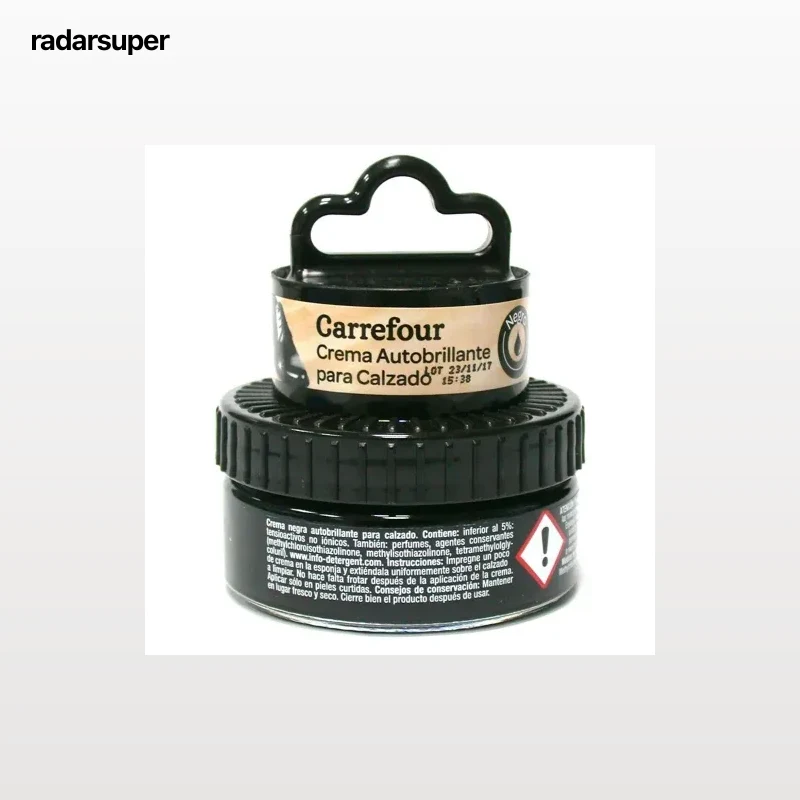 Crema autobrillante c/aplicador negro Carrefour 50 ml.