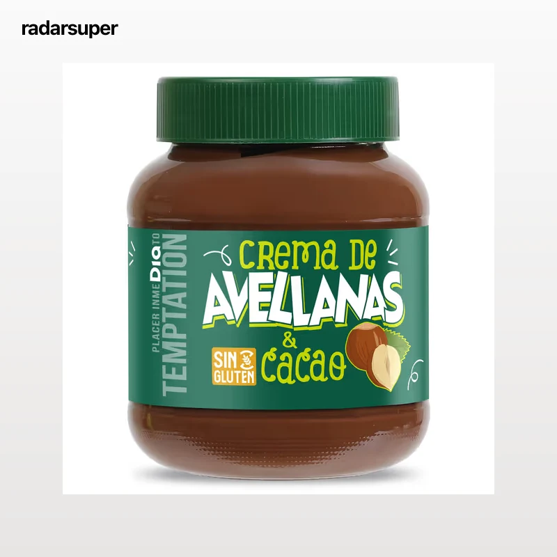 Crema de avellanas y cacao Dia Temptation 380 g