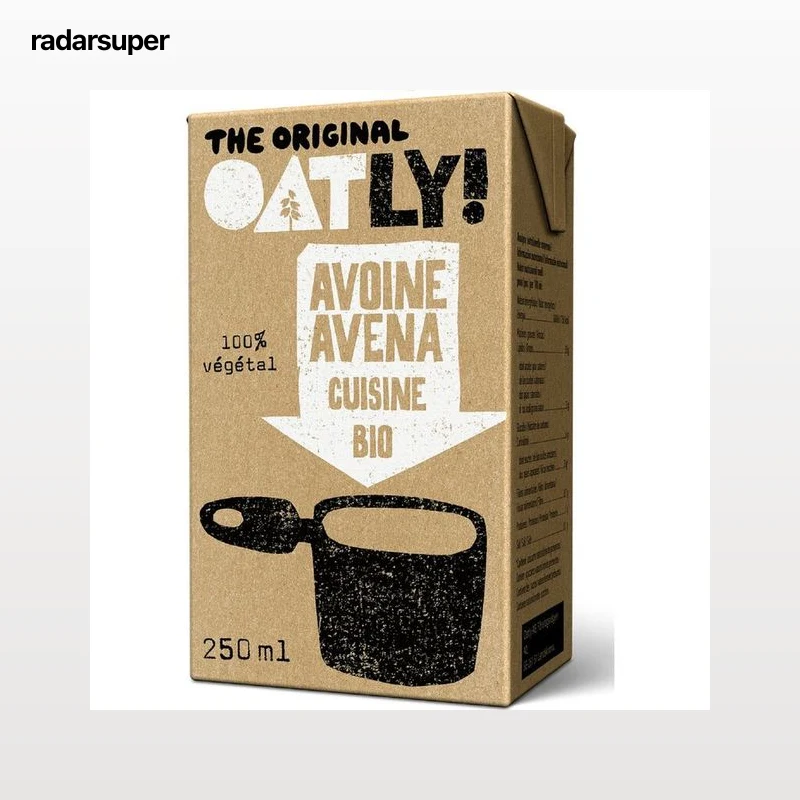Crema de avena para cocinar bio Oatly 250 ml