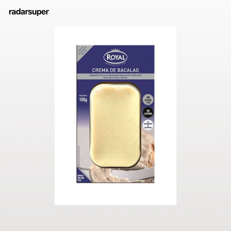 Crema de bacalao Royal 100g sin gluten