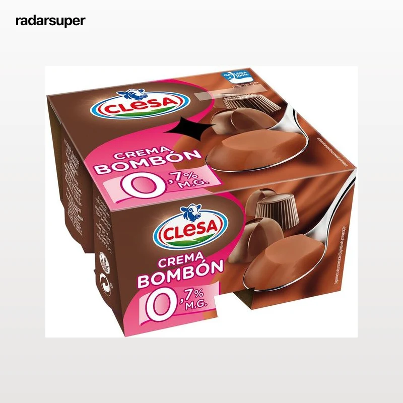 Crema bombón Clesa pack 4