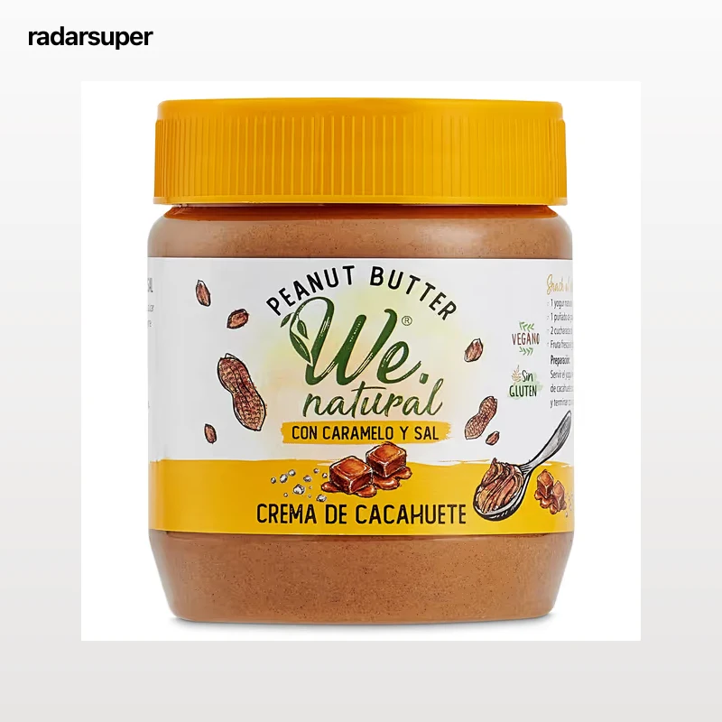 Crema de cacahuete con caramelo y sal We Natural 340 g