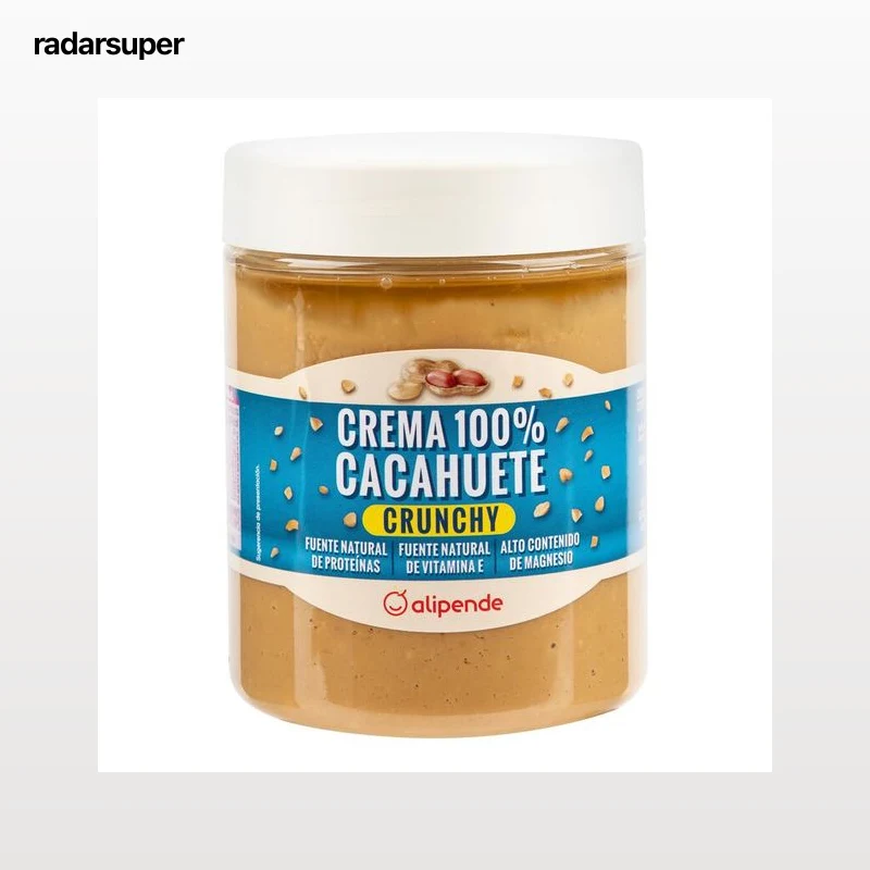 Crema de cacahuete crunchy Alipende 500g