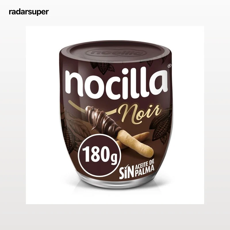Crema de cacao y avellanas Nocilla 180g noir