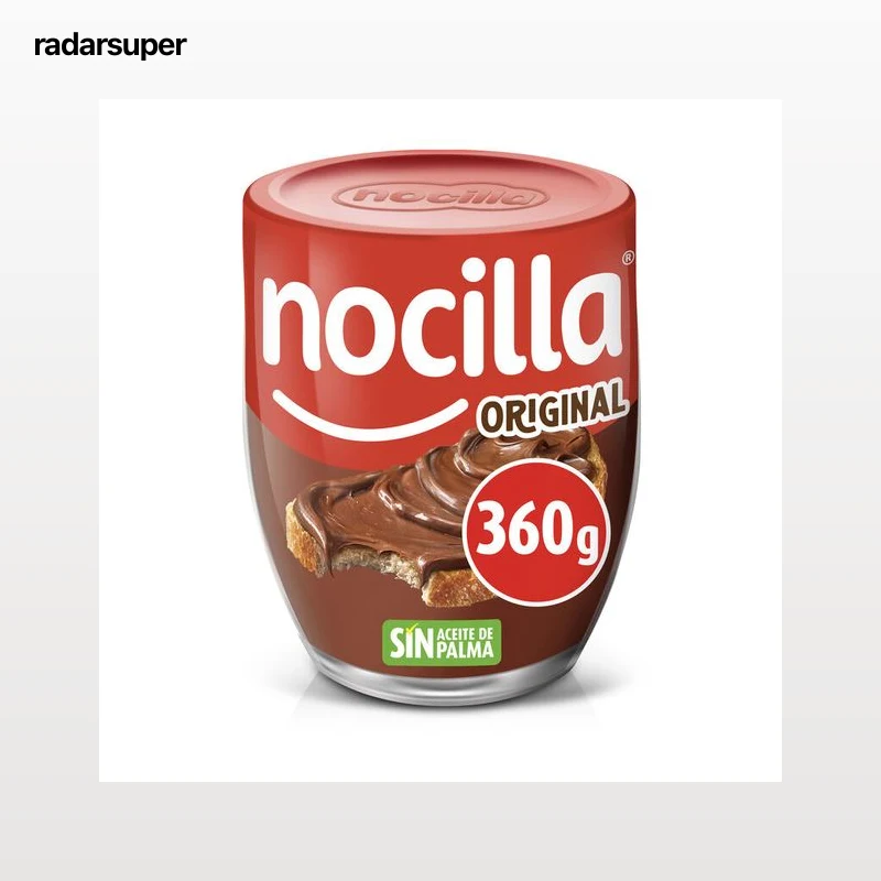 Crema de cacao y avellanas Nocilla 360g original