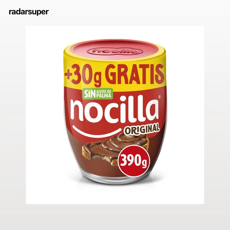 Crema de cacao y avellanas Nocilla original 360g + 30g gratis