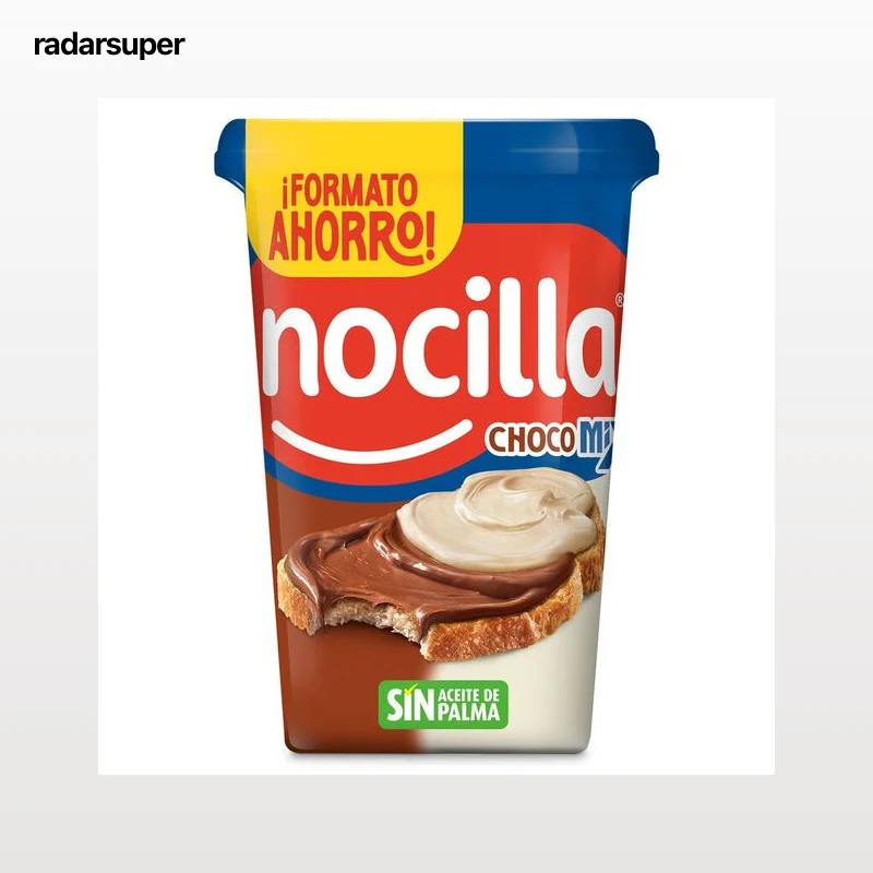 Crema de cacao choco leche sin gluten Nocilla 610g