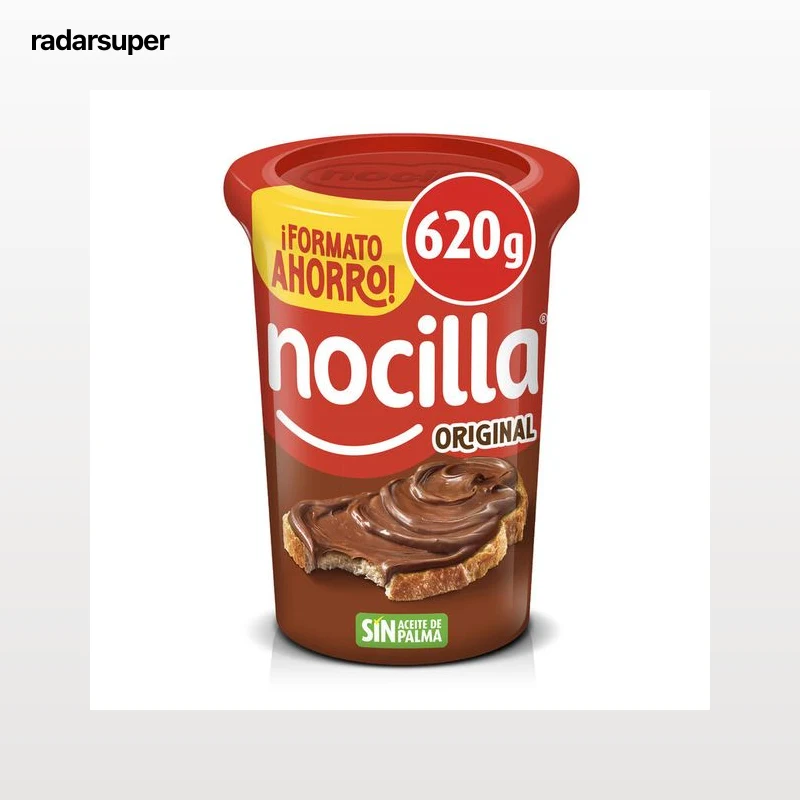 Crema de cacao original Nocilla 620g